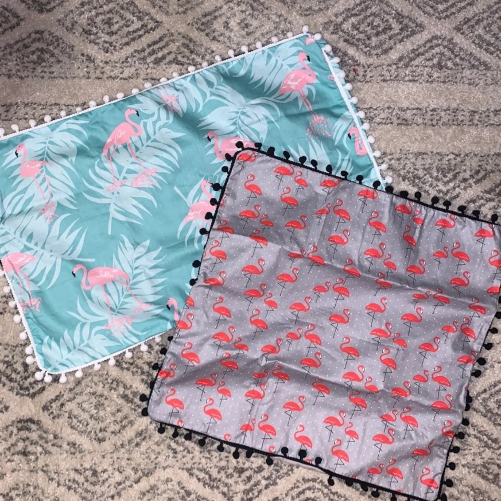 Flamingo Throw Pillow Covers